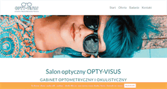 Desktop Screenshot of opty-visus.pl